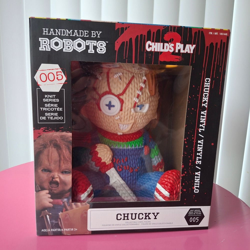 Handmade by Robots Child's Play 2 Chucky Knit 12" Vinyl Figure New Box